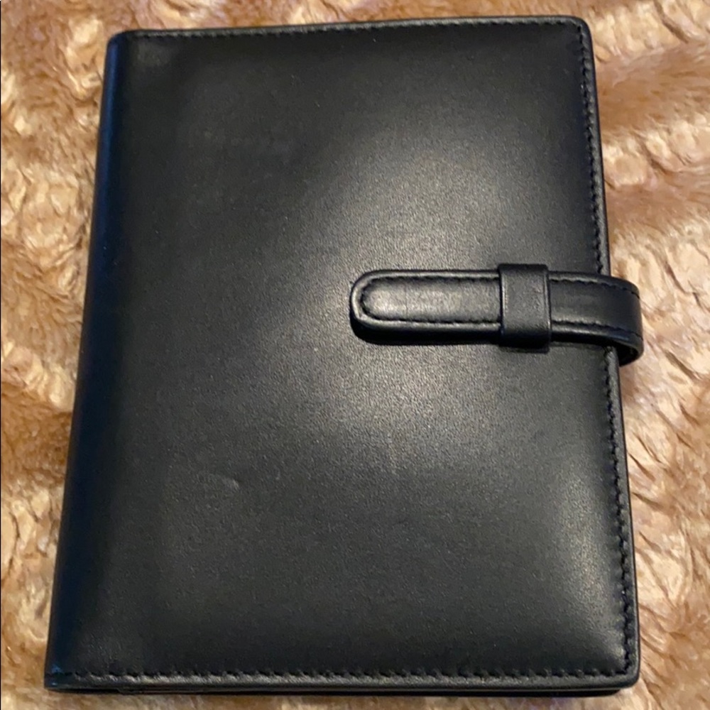 NEW Coach Black Leather Wallet